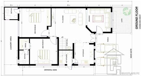 10 Marla House Plan Ground Floor 10 Marla House Plan House Layout