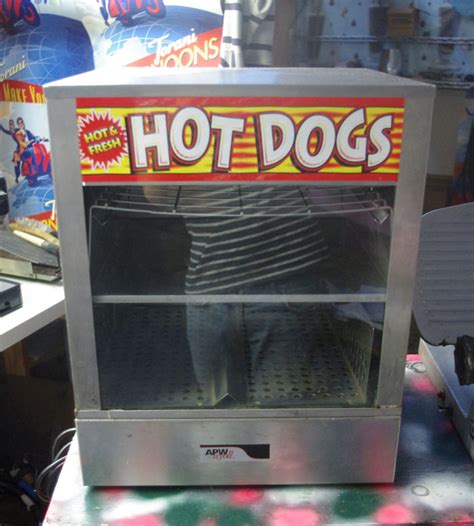 Apw Wyott Ds 1a Mr Frank Hot Dog Display Steamer Ebay