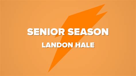 Senior Season Landon Hale Highlights Hudl