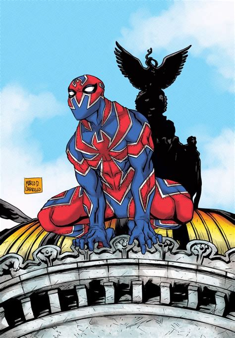 aracnido jr mexican spiderman in the day spiderman marvel spiderman spiderman art