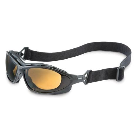 uvex seismic sealed eyewear safety glasses with expresso tint af lens and black frame s0601x