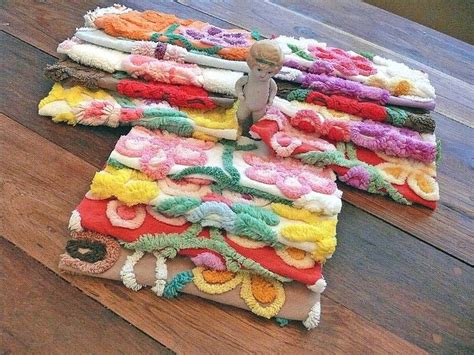 Neshas Vintage Niche Chenille Crafts Chenille Quilt Chenille