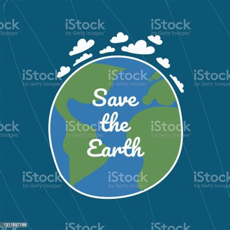 Earth Day Concept Human Hands Holding Floating Globe In Space Save Our