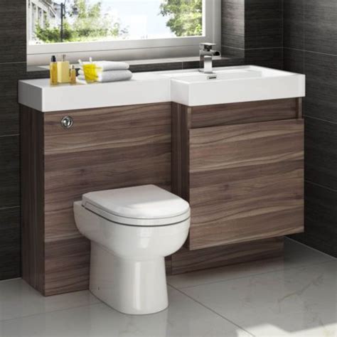 The newest trend in bathroom furniture is the vanity unit for countertop basins, and here at tap warehouse we have a fantastic range of sizes and colours for you to pick from. Modern Walnut Bathroom Vanity Unit Countertop Basin + Back ...