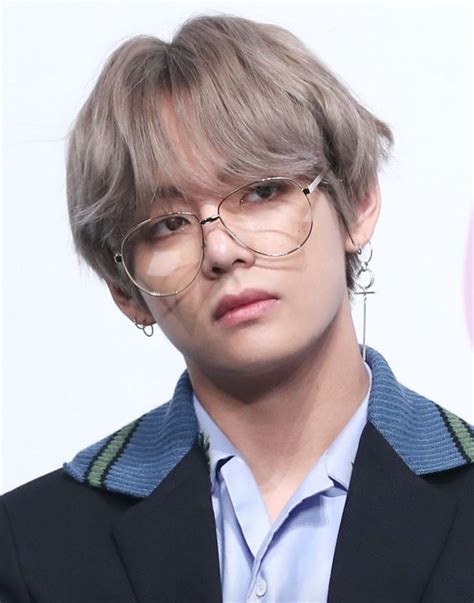 Bts Kim Taehyung With Glasses Caizla
