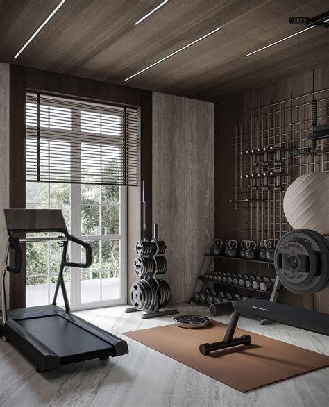 Gym Concept In A Country House On Behance