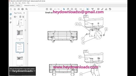 Toyota Forklift 8hbw23 Pallet Truck Parts Catalog Manual Sn 00125 And Up