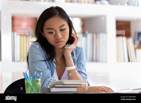 Bored Lonely Female Student Sitting Hi Res Stock Photography And Images