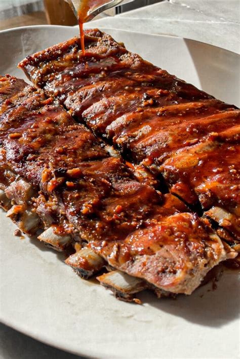 Costillas De Cerdo Al Horno Al Estilo Asiático Paulas Apron