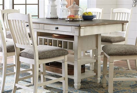 Enjoy Beautiful Cottage Style In The Classic Bolanburg Counter Height Dining Dining Table