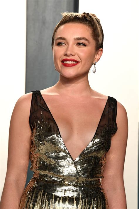 Florence Pugh committed to her prom queen aesthetic at the 2020 Oscars