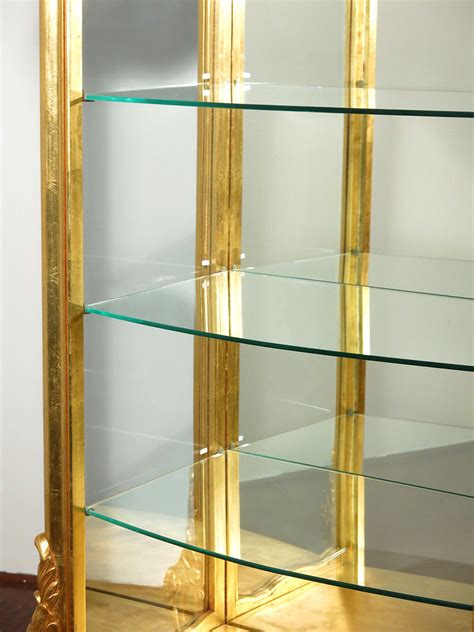 Gold Glass Display Cabinet • Display Cabinet