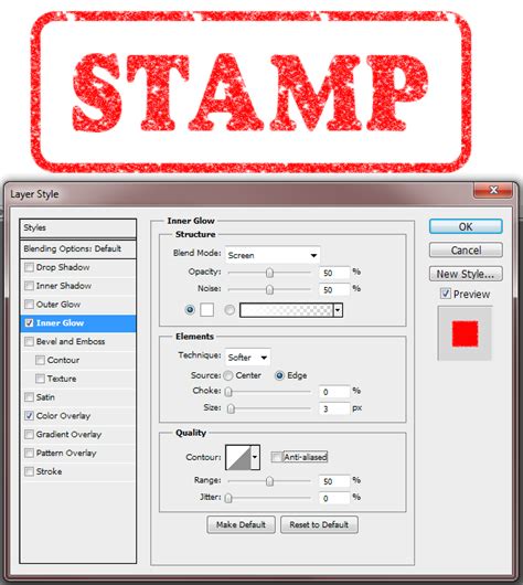 How Do You Make A Rubber Stamp Text Effect Using Photoshop Photoshop