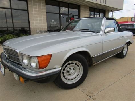 1985 Mercedes 500sl Roadster R107 Grey Market Euro Spec 1 Owner No