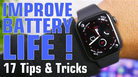 The apple watch is the most popular smartwatch on the market, yet battery life has never been its strong suit. Improve Apple Watch Battery Life (17 Tips & Tricks) - YouTube