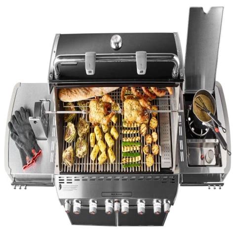 Weber Summit E 670 Black Natural Gas Grill Only New Cameras