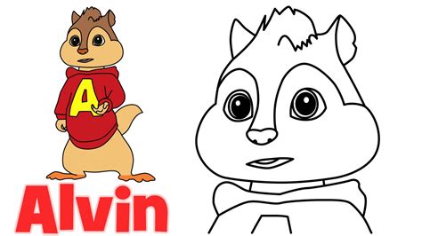 Https://favs.pics/draw/how To Draw A Alvin And The Chipmunks