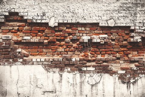 Brick Wall Falling Apart Pickawall