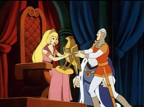 Princess Daphne And Dirk From Dragons Lair Tv Show