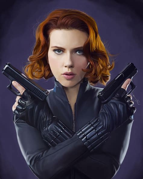 Scarlett Johansson As Black Widow Black Widow Avengers Black Widow Marvel Black Widow