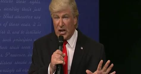 Alec Baldwin Nails It With Another Creepy Donald Trump Debate Impression On Snl Huffpost