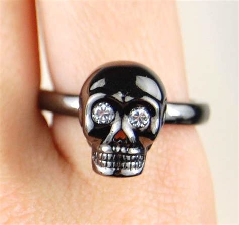 Leviticus Jewelry — Diamond Skull Ring