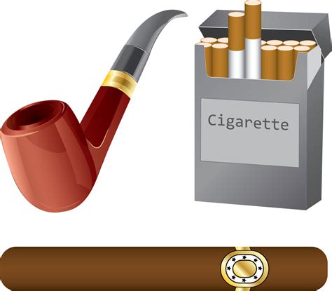 Cigarette Clip Art Set Vector Download