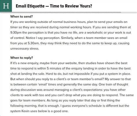 Email Etiquette What Is Acceptable In A Professional Setting
