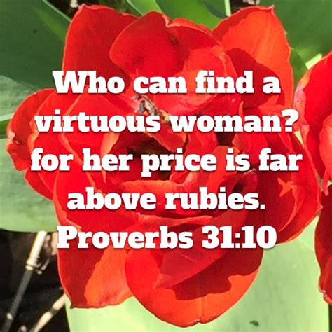 Proverbs 3110 Virtuous Woman Proverbs 31 King James Version Kjv