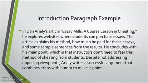 Writing A Critical Response Essay Youtube