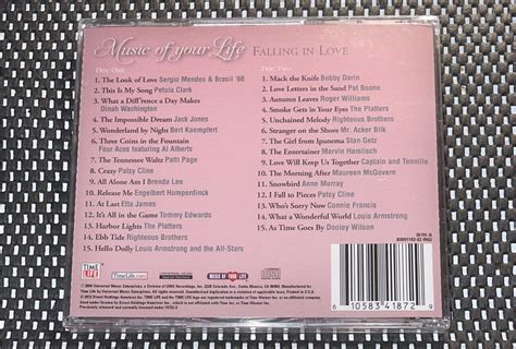 Timelife Music Of Your Life Falling In Love 2 Cds 30 Tracks New