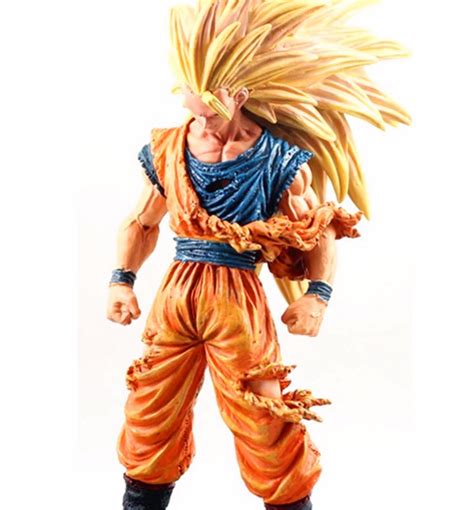 Anime Dragon Ball Z Super Saiyan Son Goku 3 Pvc Action Figure Collectible Toy In Action And Toy