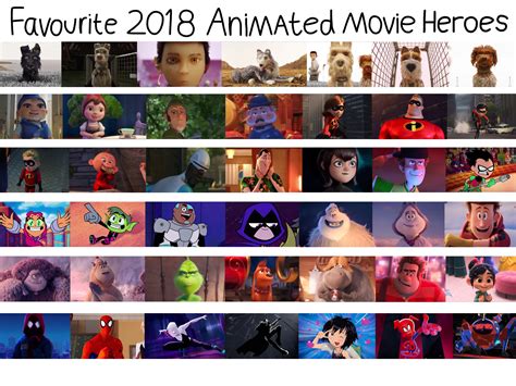 Favourite 2018 Animated Heroes By Justsomepainter11 On Deviantart
