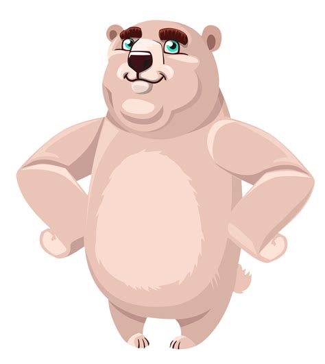 Oso Blanco Vector Transparente Png Png Mart