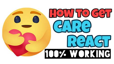 How To Get Care React On Facebook Facebook Care Emoji Enable Care React In Min