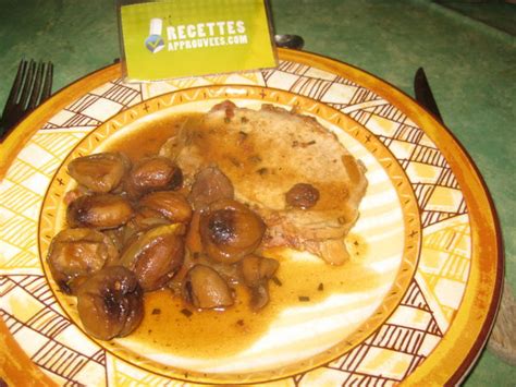 Rôti de porc aux châtaignes et romarin