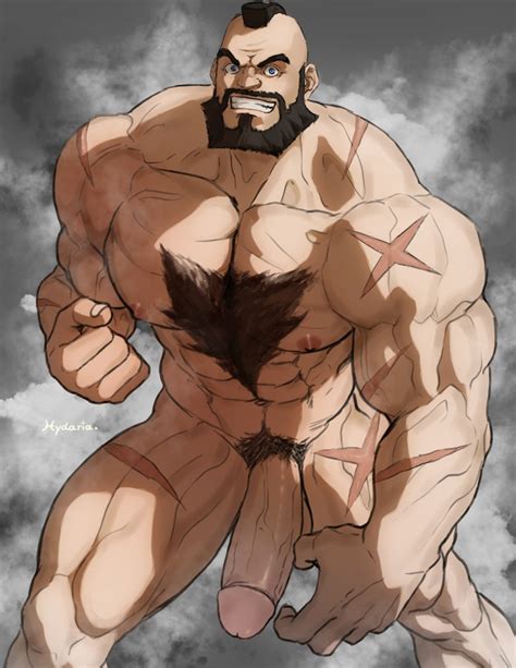 Hydaria Zangief Street Fighter Highres Tagme Babe Abs Bara Body Hair Erection Male
