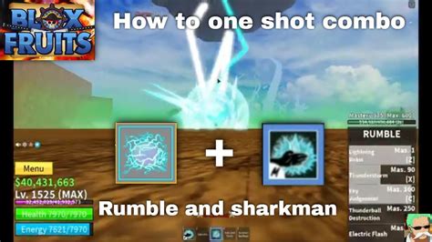 How To One Shot Combo With Awakened Rumble Sharkman Karate Blox