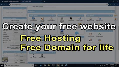Create Your Free Website Free Hosting And Domain For Life Youtube