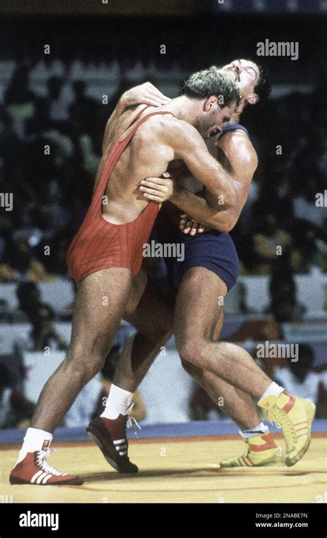 sweden s frank andersson in action with west germany s uwe sachs in blue during the bronze