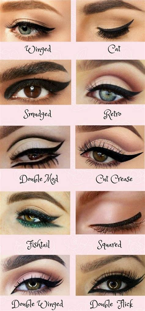 Best Eyeliner Types For Different Occasions Eyeliner Styles Winged Eyeliner Makeup Eyeliner