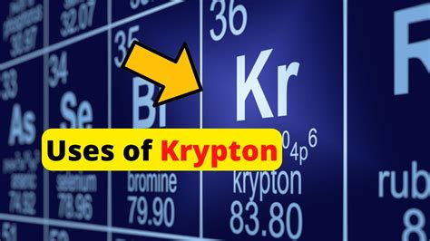 Element Krypton What Is Krypton Element Uses Of Krypton Youtube