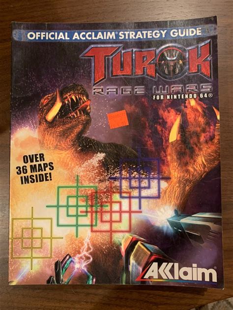 Turok Rage Wars Guide N64 Nintendo 007 Goldeneye Laim Comic Books