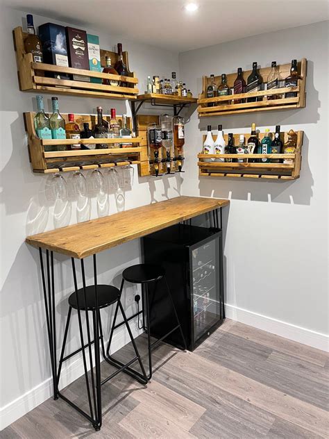 Ultimate Complete Home Bar Set Up Beaumont Optics With Wine Etsy Uk