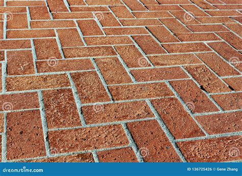 Brick Floor Patterns Stock Photo Image Of Background 136725426