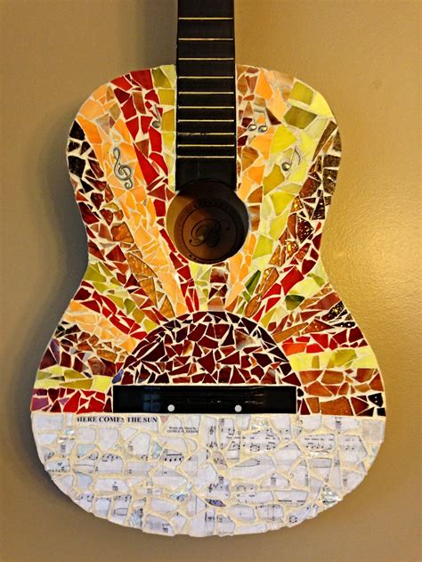 Here Comes The Sunand I Say Its All Right Mosaic Guitar Which Will