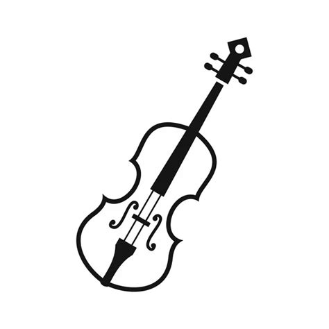 Cello String Instrument Music Icon Vector Graphic Stock Vector Image