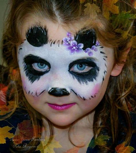 Pretty Panda Face Painting Face Painting Tips Face Painting Halloween