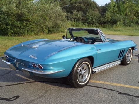 1965 corvette convertible 327 300 hp 4 speed with factory air conditioning