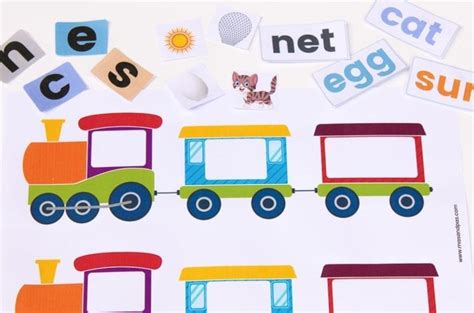 Blank alphabet train printable